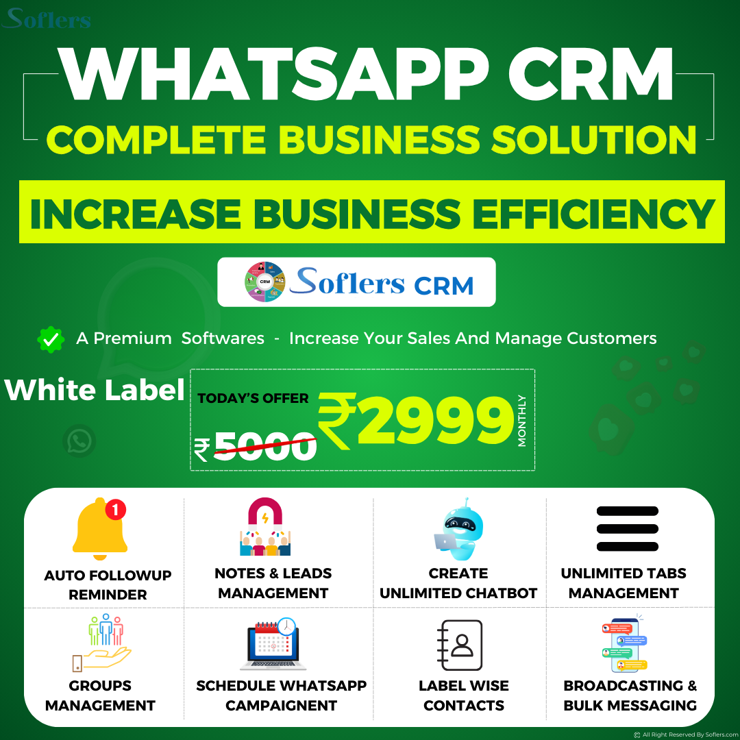 WhatsApp CRM White Label